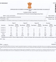 1 marksheet